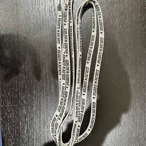 Golden Goose Silver/White Shoe Laces